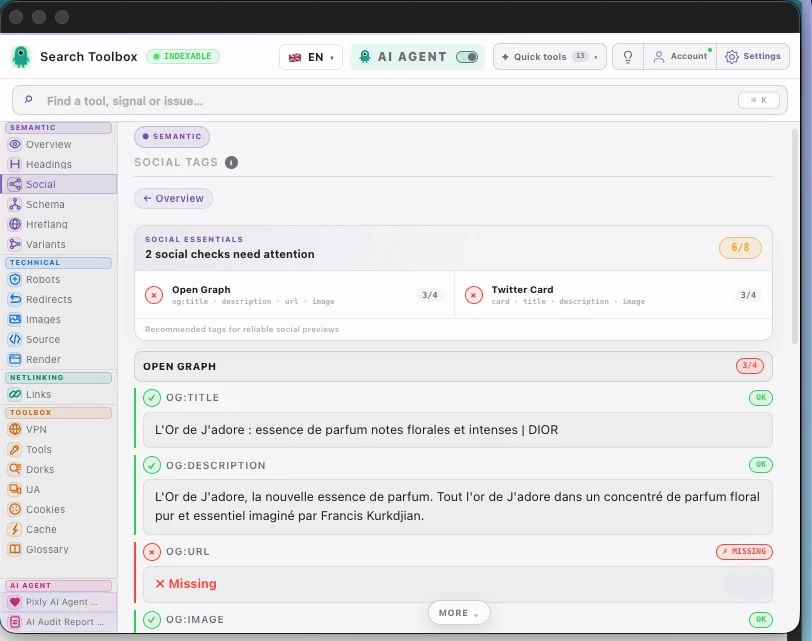 Social tags — review Open Graph and X cards before they are shared